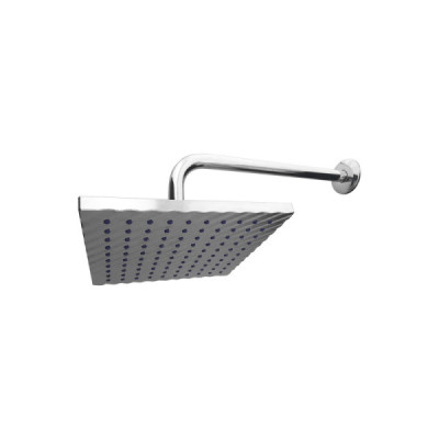 Ducha Regadera De Plato Cuadrado 8'' Yarden Sin Brazo (YD0146)