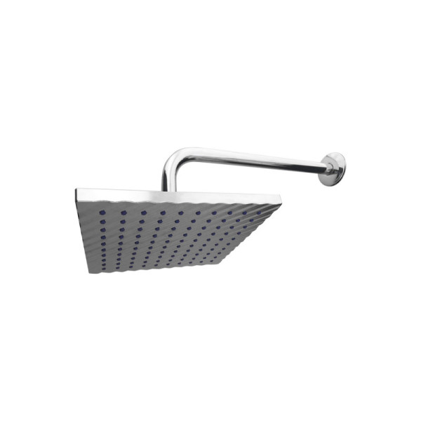 Ducha Regadera De Plato Cuadrado 8'' Yarden Sin Brazo (YD0146)