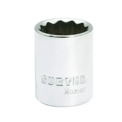 Copa Corta De 21 Mm X 2.1/16' 12 Puntas Surtek Cuadro 3/8'