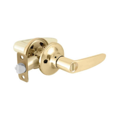 Chapa Para Baño De Manija Recta Topforge Latón Brillante (PF0063)