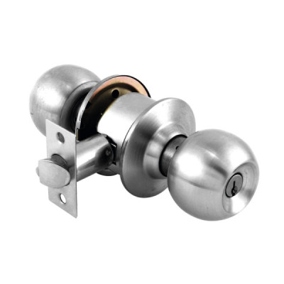 Chapa Para Entrada Tipo Esfera Topforge Cromo Mate (PF0082)
