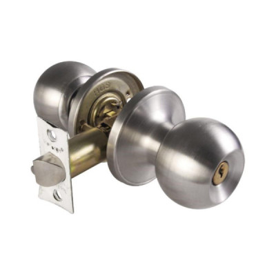 Chapa Para Baño Tipo Tubular Topforge Cromo Mate (PF0091)
