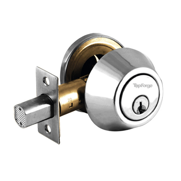 Cerradura Tipo Llave - Llave Topforge En Cromo Mate (PF0097)
