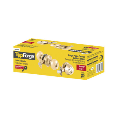 Juego De Cerraduras Llave-llave Topforge Latón Brillante (PF0101) Juego De Cerraduras Llave-llave Topforge Latón Brillante (PF0101)