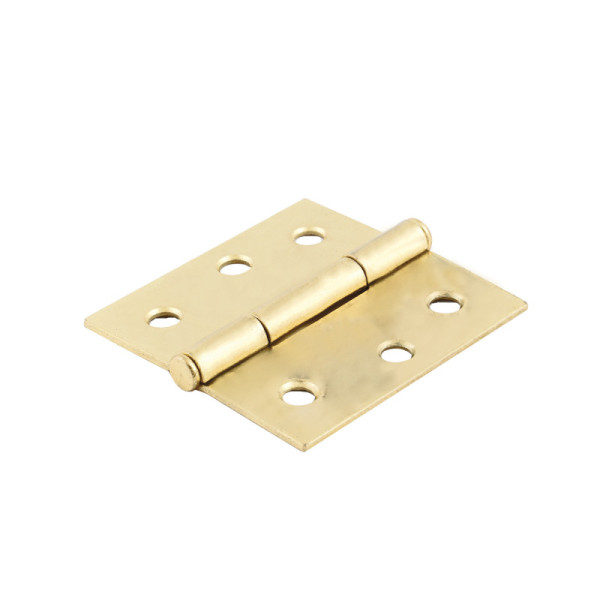 10 Bisagras Cuadradas 2'' Topforge En Latón Brillante (PF0104)