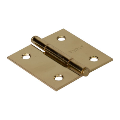 10 Bisagras Cuadradas 2'' Topforge En Latón Brillante (PF0104)