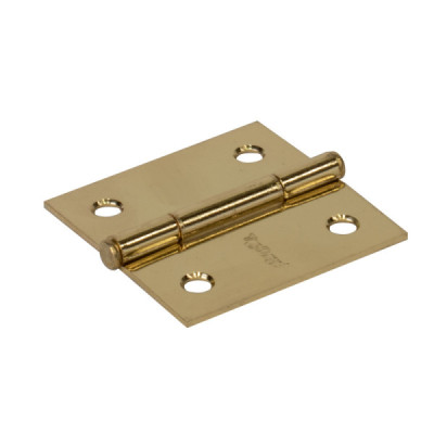 10 Bisagras Cuadradas 2'' Topforge En Latón Brillante (PF0104)
