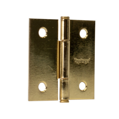 10 Bisagras Cuadradas 2'' Topforge En Latón Brillante (PF0104)