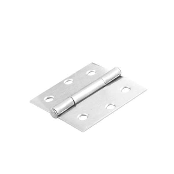 2 Bisagras Cuadradas 3'' X 3'' Topforge En Cromo Mate (PF0119)