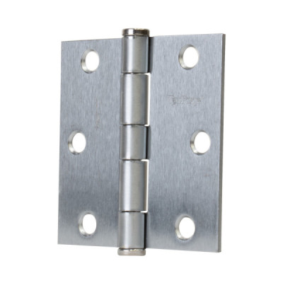 2 Bisagras Cuadradas 3'' X 3'' Topforge En Cromo Mate (PF0119)