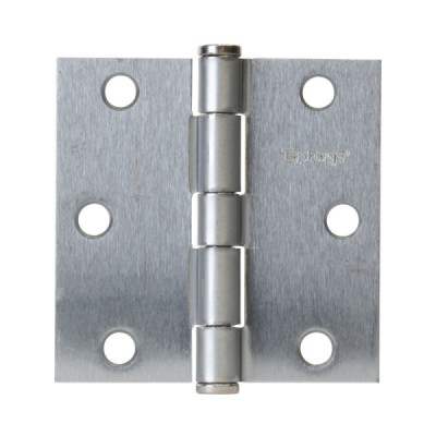 2 Bisagras Cuadradas 3'' X 3'' Topforge En Cromo Mate (PF0119)