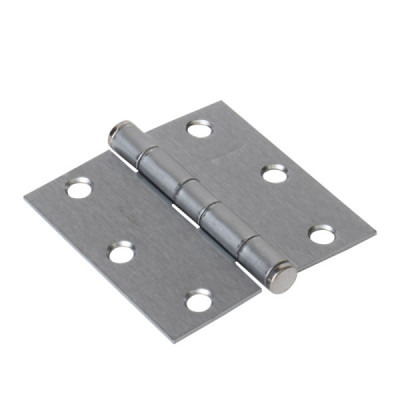 2 Bisagras Cuadradas 3'' X 3'' Topforge En Cromo Mate (PF0119)