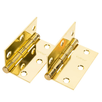 2 Bisagras Cuadradas 3'' X 3'' Topforge En Latón Brillante (PF0120) 2 Bisagras Cuadradas 3'' X 3'' Topforge En Latón Brillante (PF0120)