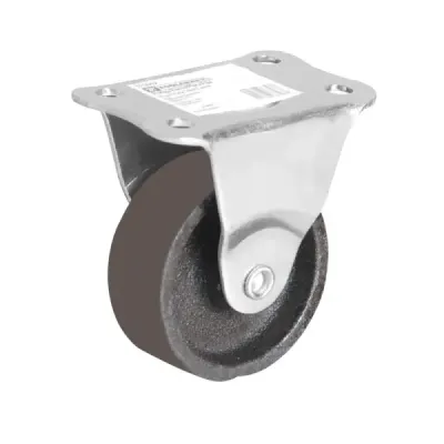 Rodachina Rueda Fierro 3' Toolcraft 45 Kg Fija
