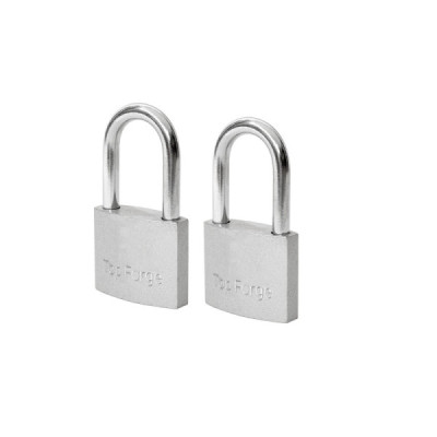 Set 2 Candados Largos De Hierro 50 Mm Topforge Con 3 Llaves (PF0149)