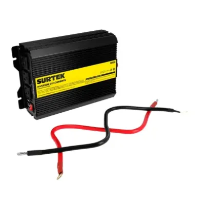 Inversor De Corriente 1500 W Para Carro Surtek 12 V A 120 V