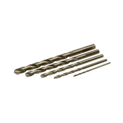 Set 5 Brocas Acero Alta Velocidad 1/16' A 1/4' Surtek