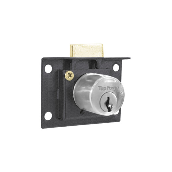 Chapa Vertical Para Mueble Topforge Acabado Cromado (PF0238)