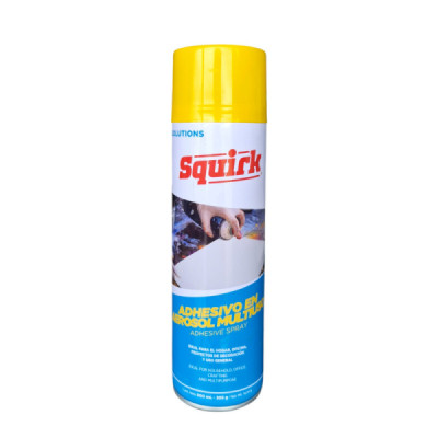 Adhesivo Pegante Aerosol Multiusos 500ml Squirk Transparente (SKA11)