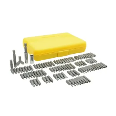 Juego 100 Puntas Combinadas Y Accesorios Surtek Con Estuche