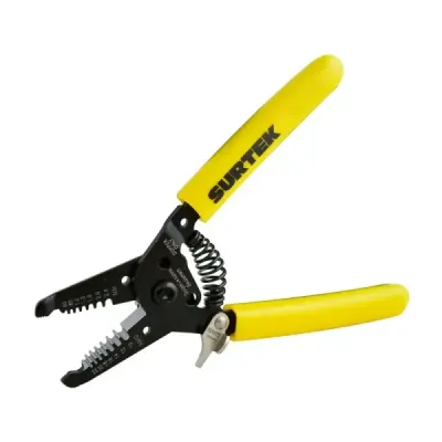 Alicate Pelacable 6' 10 - 26 Awg Surtek Con Mordaza Dentada