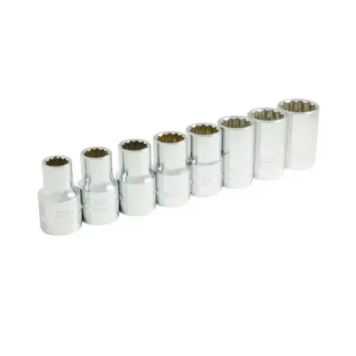 Juego 8 Copas 10 Mm A 19 Mm 12 Puntas Surtek Cuadro 1/2'