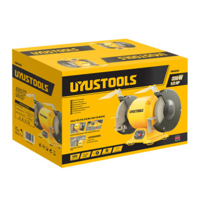 Esmerilador De Banco 6'' 350 W 3450 Rpm En Cobre Uyustools (EMA06U-P)