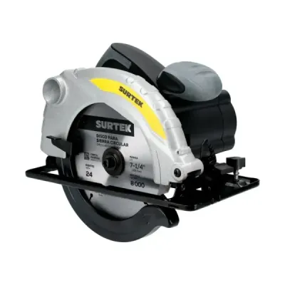 Sierra Circular 7.1/4' 1200 W 4500 Rpm Corte 0°-45° Surtek