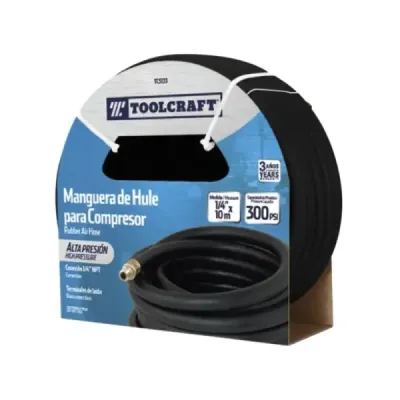 Manguera De Hule 15 M X 1/2' Toolcraft Para Compresor