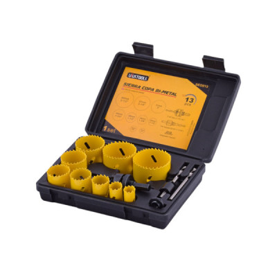 Juego Sierra Copas Bimetálicas 13 Piezas Uyustools Estuche (SEO013)