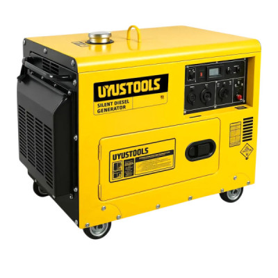 Generador Diésel Planta Eléctrica 5500w 9hp Uyustools 418cc (GES05000E)