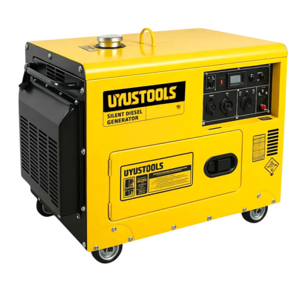 Generador Diésel Planta Eléctrica 5500w 9hp Uyustools 418cc (GES05000E)
