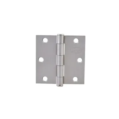 Bisagra Cuadrada 3' X 3' Latón Satinado Lock 6 Orificios