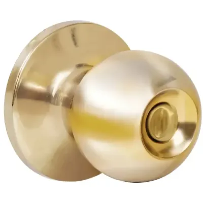 Cerradura De Bola Pomo Para Baño Latón Brillante Prolok