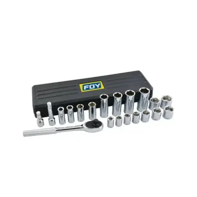 Juego 20 Copas Ratchet Y Extensión 3/8' Métrico Foy