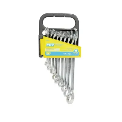 Juego 9 Llaves Mixtas Con Ratchet 8 Mm A 17 Mm Foy