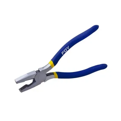 Alicate Electricista 8' Estriado Corta Cable Lateral Foy