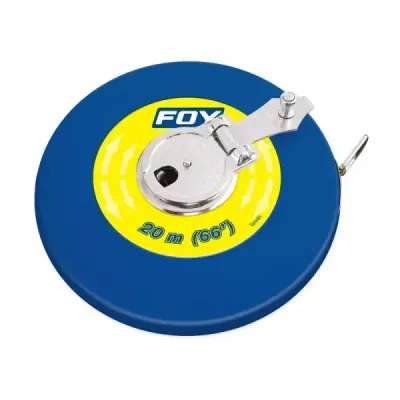 Cinta Métrica Fibra De Vidrio 30 M X 13 Mm Foy De 2 Tintas