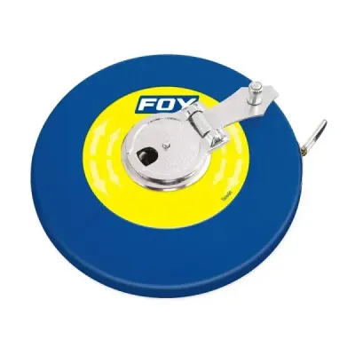 Cinta Métrica Fibra De Vidrio 50 M X 13 Mm Foy De 2 Tintas