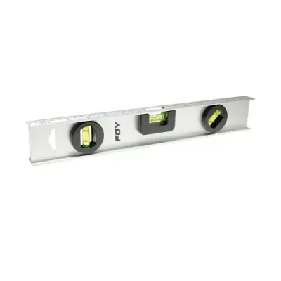 Nivel De Gota En Aluminio 14' Foy Con 2 Ventanas Amplias