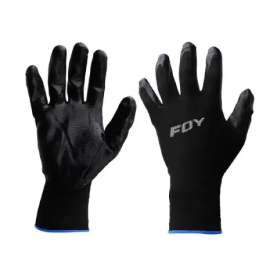 Guantes De Nailon Recubrimiento De Nitrilo Medianos Foy