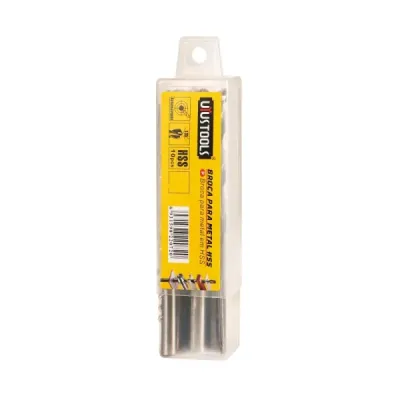 Broca Metal Hss 5/32' (3.9mm) Uyustools 135° 10 Unidades