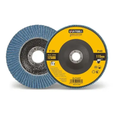 Disco Lija Flap Para Metal P40 115 Mm 12500 Rpm Uyustools