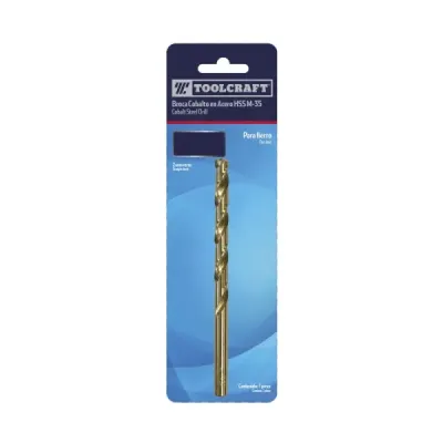 Broca Acero Rápido Hss 9/64' Toolcraft Largo 2.3/4'