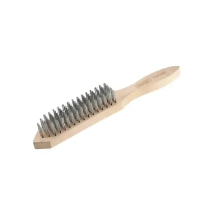 Cepillo Escobilla Acero 25x0.33mm Uyustools Mango Madera