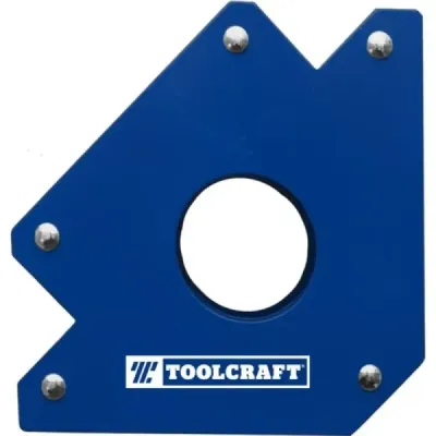 Escuadra Magnética Para Soldar De 4' Toolcraft De 3 Ángulos