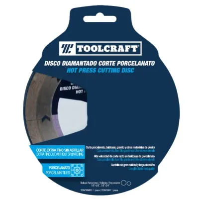 Disco Diamantado De 7' Toolcraft Corte De Porcelanato