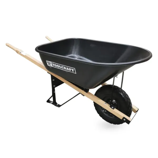 Carretilla Plástica 120 Litros Toolcraft Rueda Antipinchazo (TC5674)