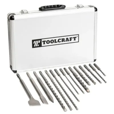 Set De Cinceles Y Brocas Sds Plus Toolcraft Estuche Metálico