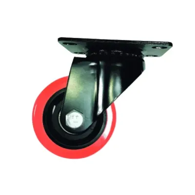 Rodachina Rueda Pvc Naranja 3' Toolcraft Giratoria